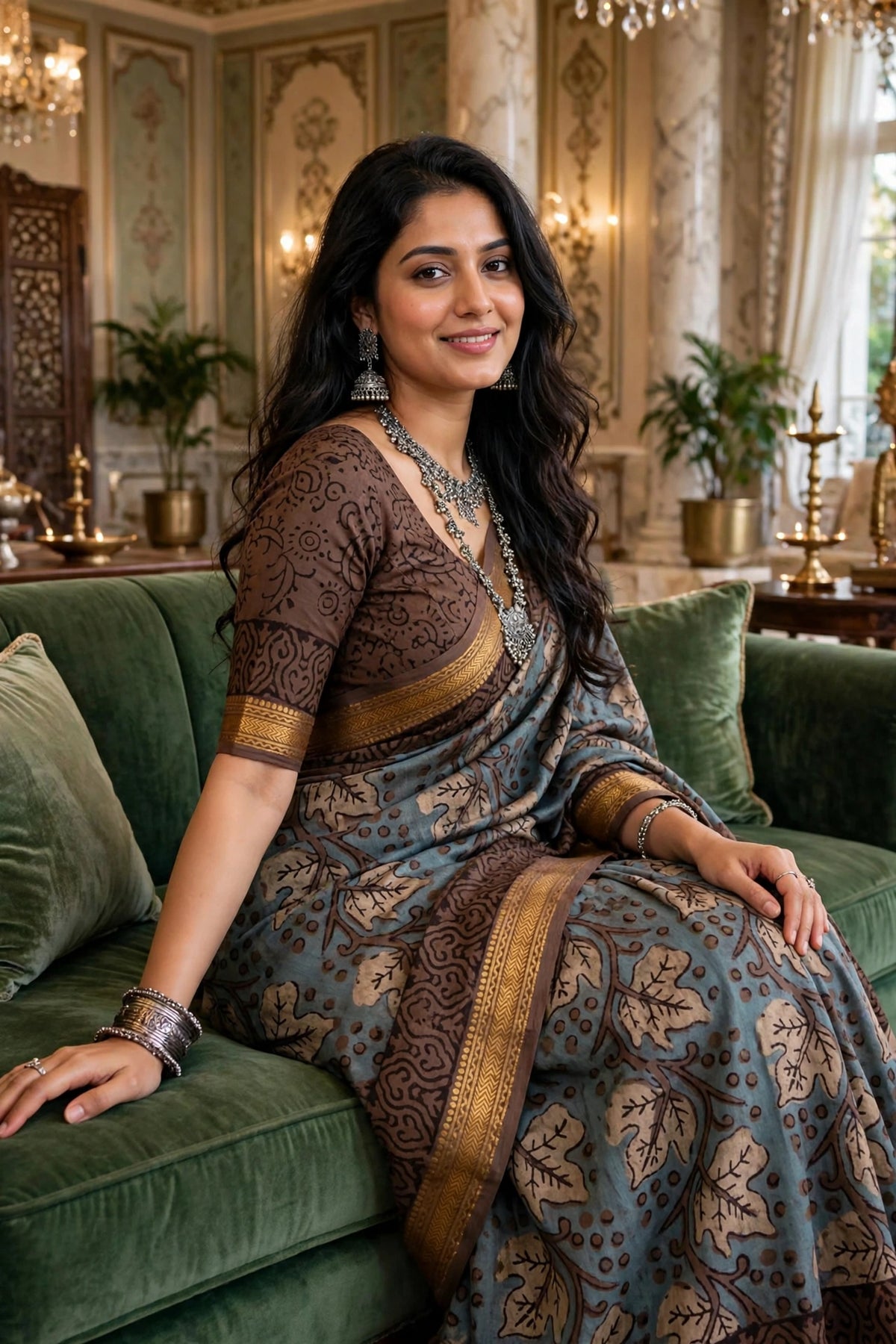 Maheshwari cotton silk