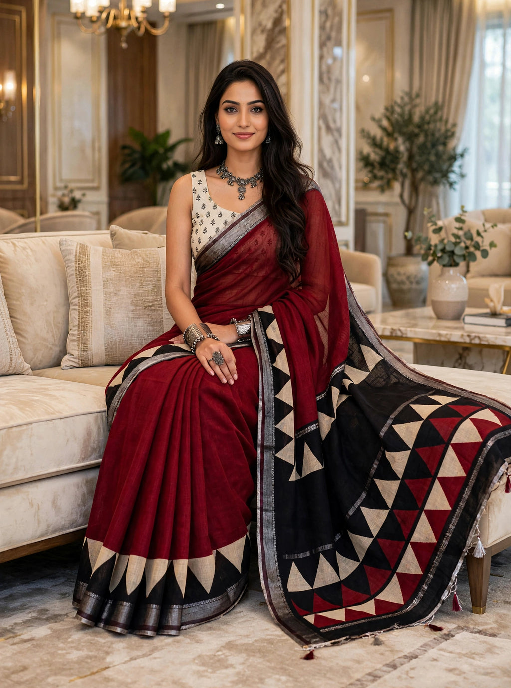 Soft Lenin Cotton sarees