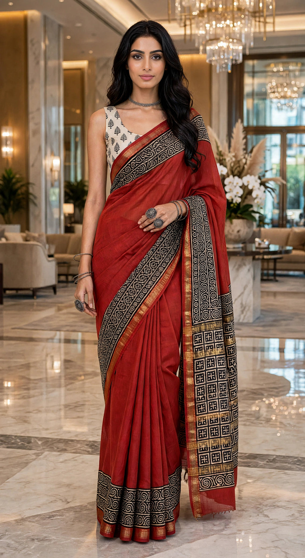 Maheshwari cotton silk