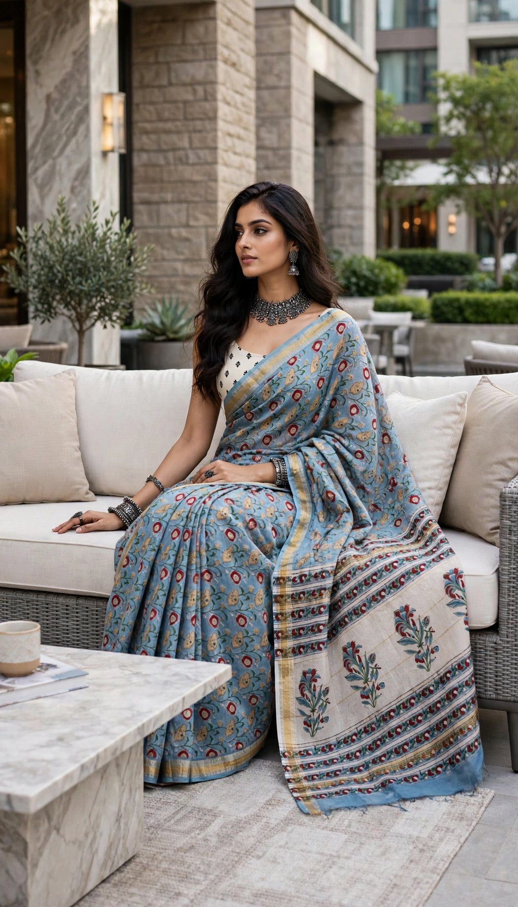 Maheshwari cotton silk