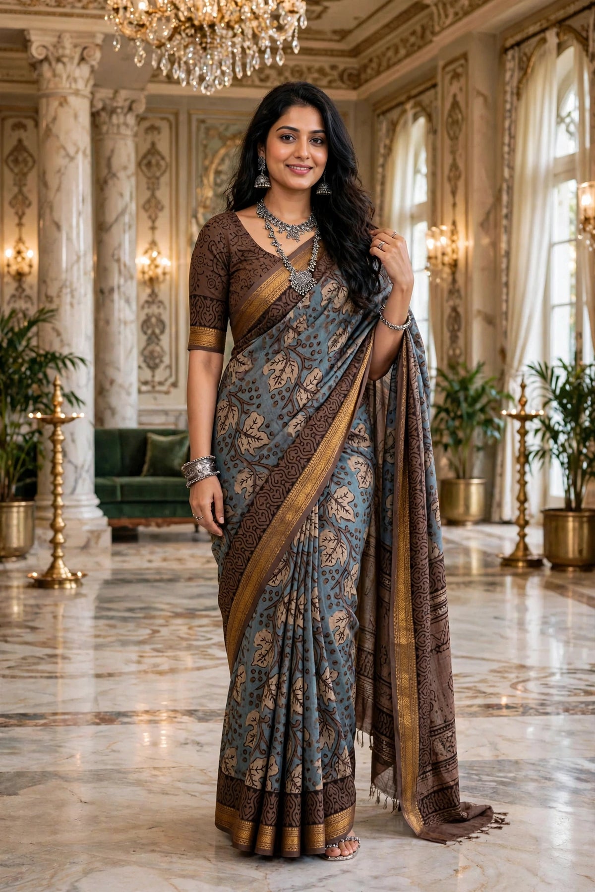 Maheshwari cotton silk