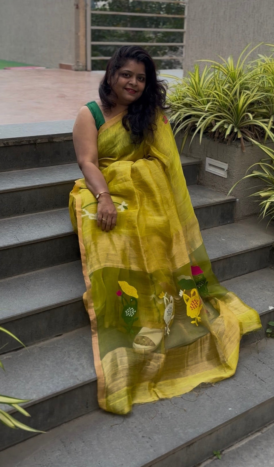 Matka maslin linen silk