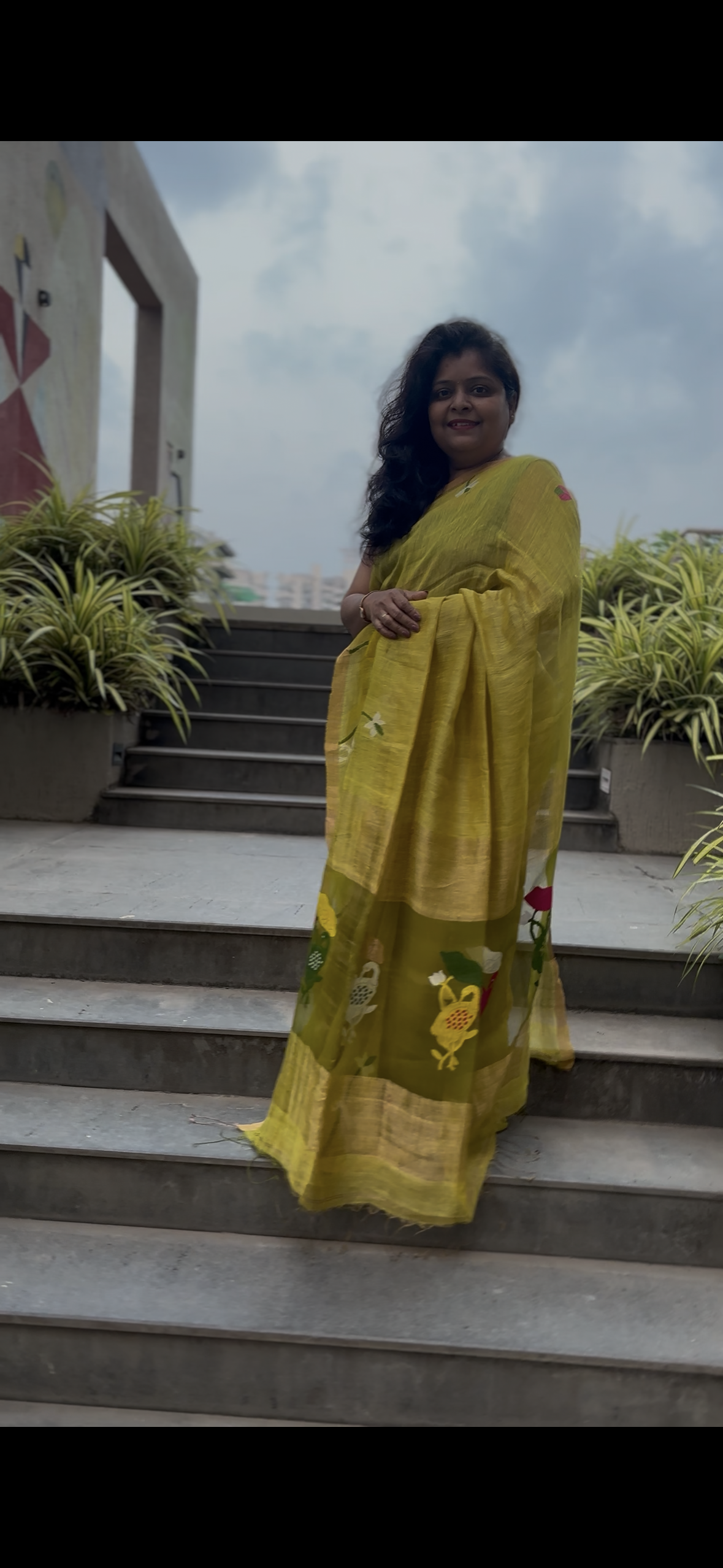Matka maslin linen silk